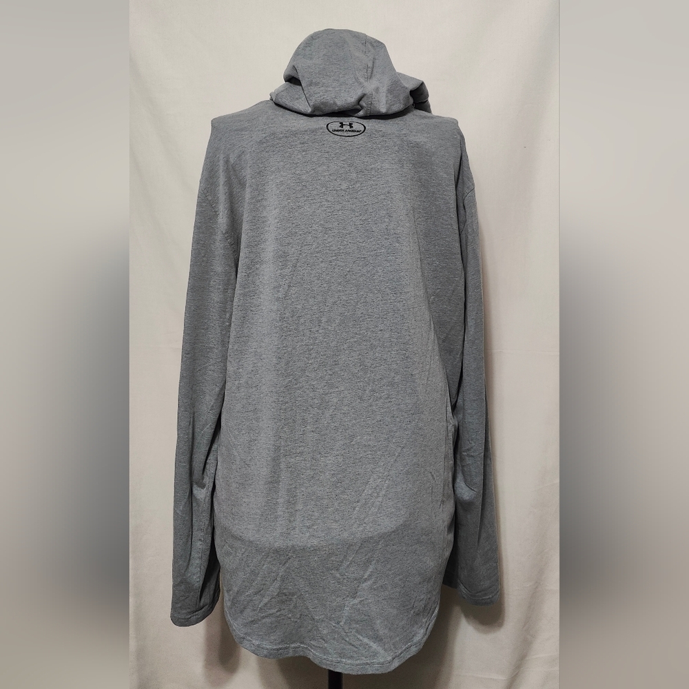 Under Armour Thin Gray Hooded Shirt - Size 3XL - Picture 5 of 8